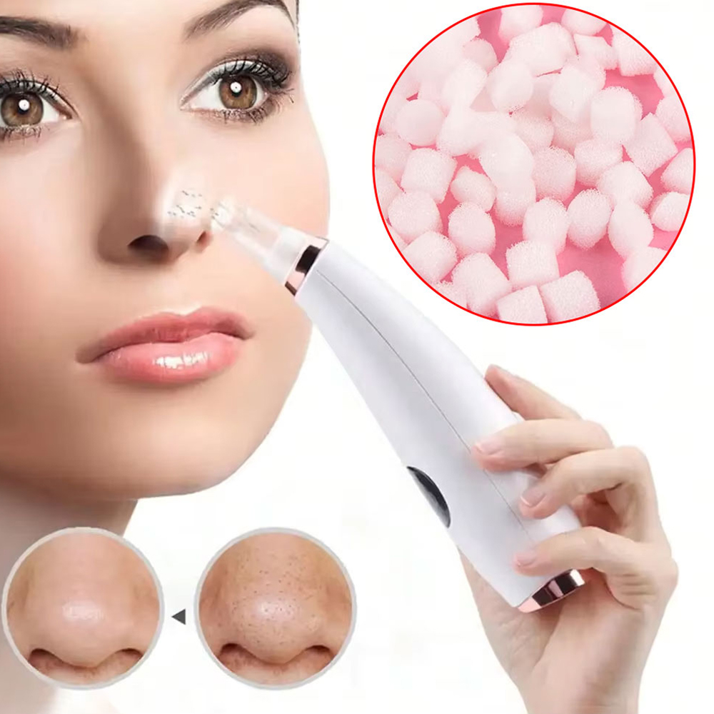 Pore Vacuum - 100/200 ชิ้นฟิลเตอร์ทดแทนฟองน้ำทำความสะอาดรูขุมขนเครื่องดูดฝุ่นกำจัดสิวหัวดำอุปกรณ์ไมโครเดอร์มาเบรชั่นอุปกรณ์เสริมคอมโด ซัคชั่น