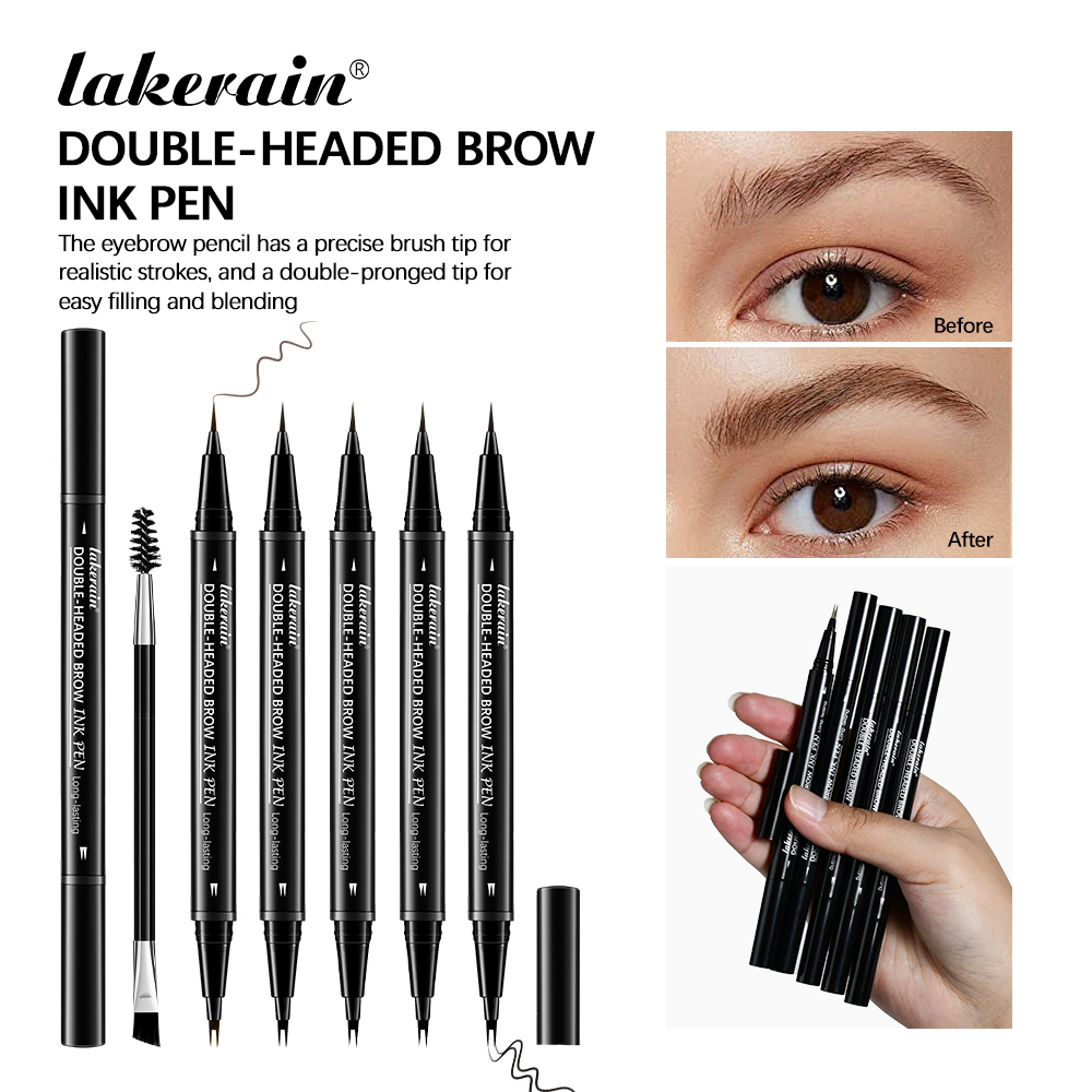 Eyebrow Pomade Pencil - 2 ส้อมดินสอเขียนคิ้ว Double-headed Brow Ink Eyebrow