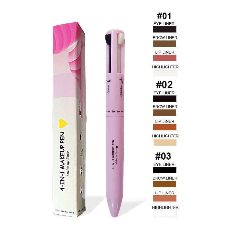 4 In 1 ดินสอเขียนคิ้ว Lip Line - Eyebrow Pomade Pencil บทวิจารณ์และราคา