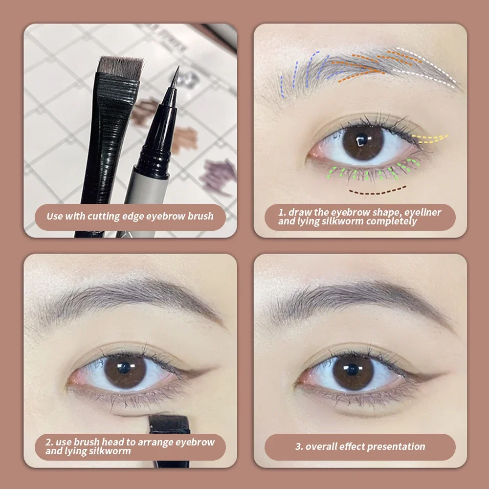 Multifunctional Liquid Eyebrow - Eyebrow Pomade Pencil บทวิจารณ์และราคา