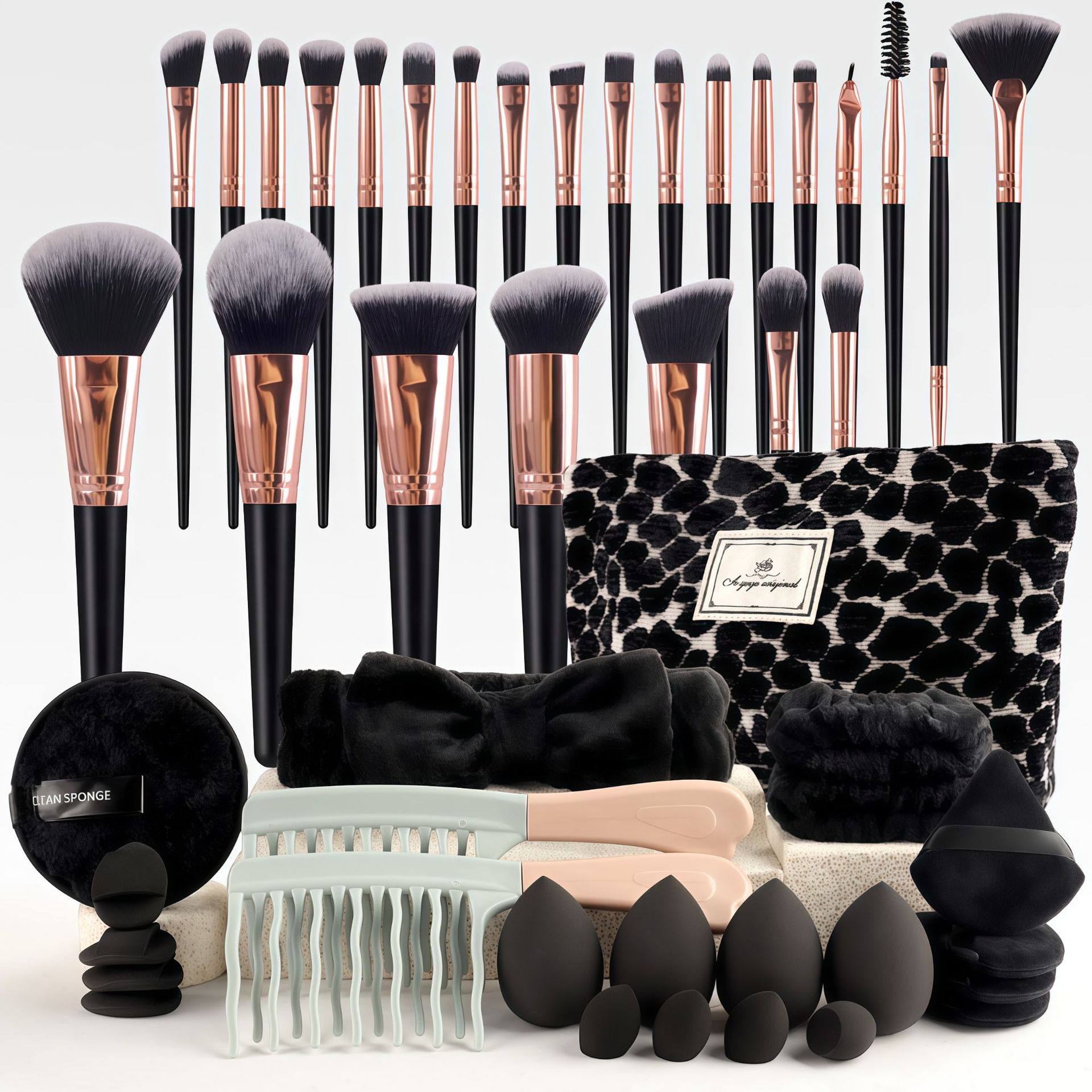 ชุดแปรงแต่งหน้าสไตล์หรูหรา ชุด - Makeup Brush Set บทวิจารณ์และราคา