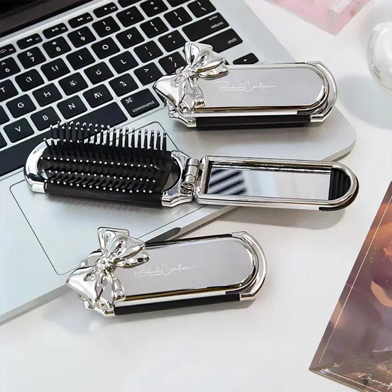 ใหม่ Sliver Bow พับหวีกระจก Ai - Beauty Makeup News บทวิจารณ์และราคา