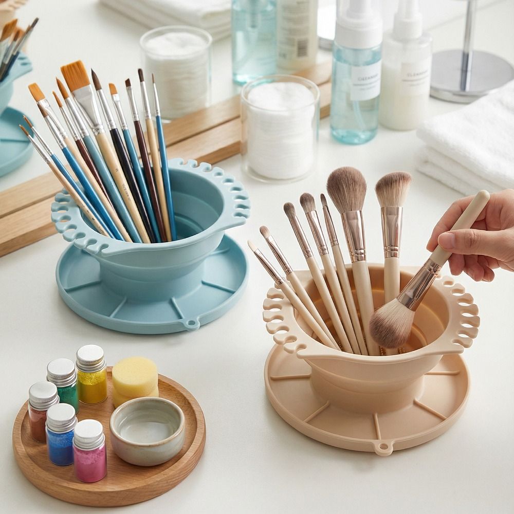 ชุดอุปกรณ์ทำความสะอาดแปรงแต่งห - Makeup Brush Set บทวิจารณ์และราคา