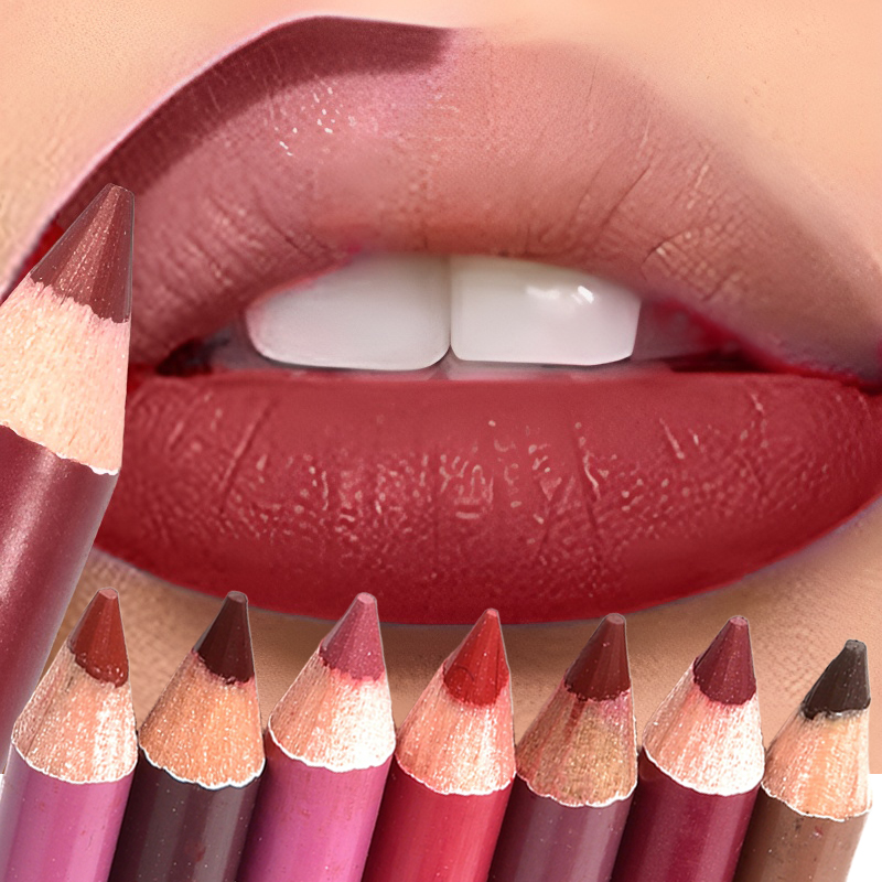 ดินสอเขียนขอบปากสีน้ำตาลเข้ม ก - Lip Liner Pencil บทวิจารณ์และราคา