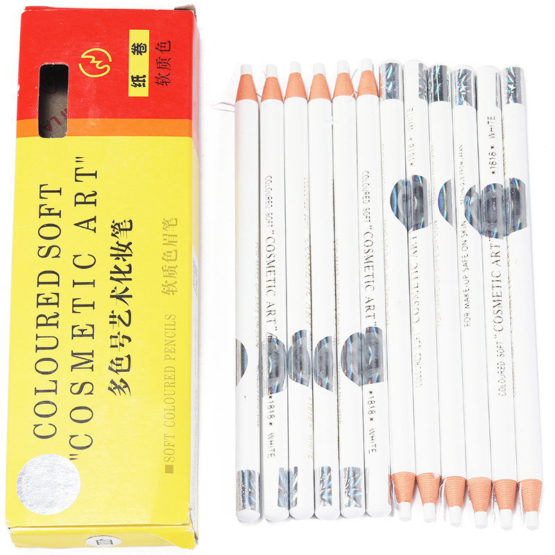 ดินสอเขียนคิ้วสีขาว 1 ชิ้น กัน - Lip Liner Pencil บทวิจารณ์และราคา
