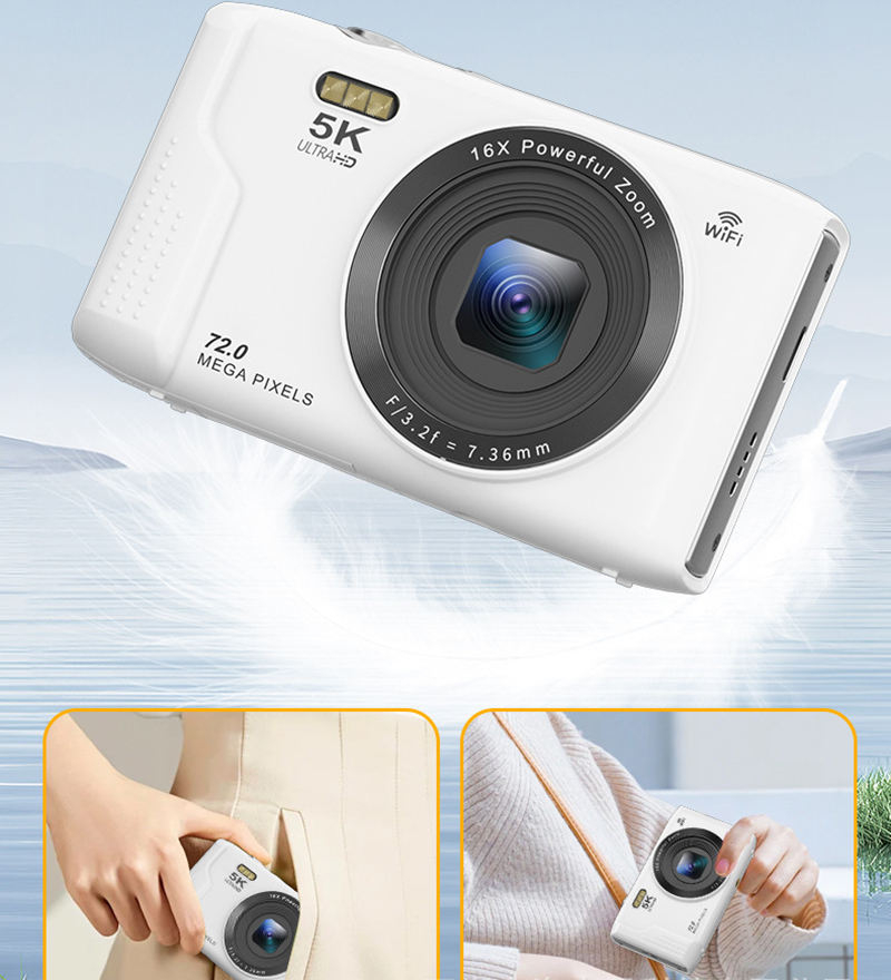 กล้องวิดีโอสำหรับนักเรียน 5K ร - Beauty Makeup Camera บทวิจารณ์และราคา
