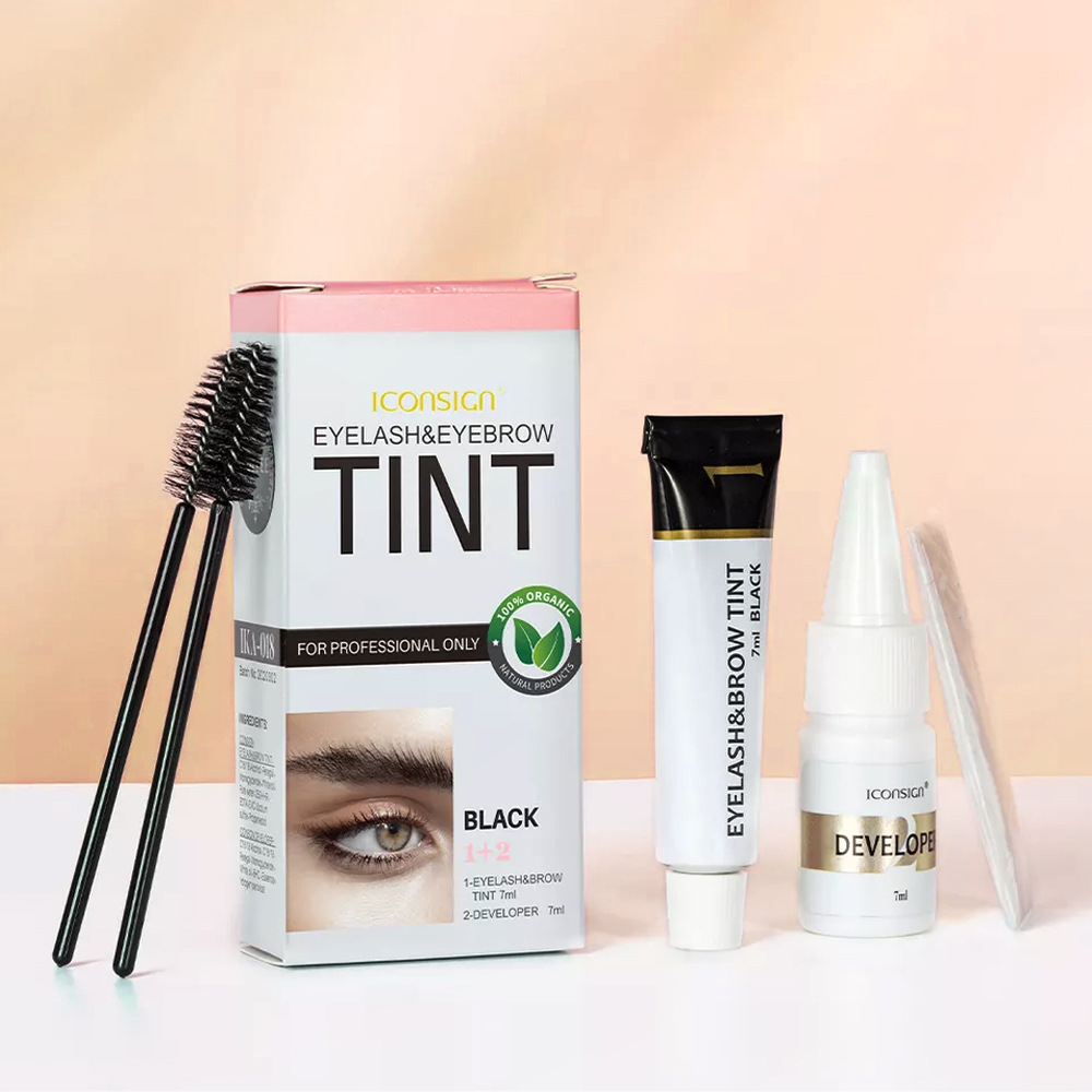 Eyelash Eyebrow Dye Tint Kit F - Eyebrow Pomade Pencil บทวิจารณ์และราคา