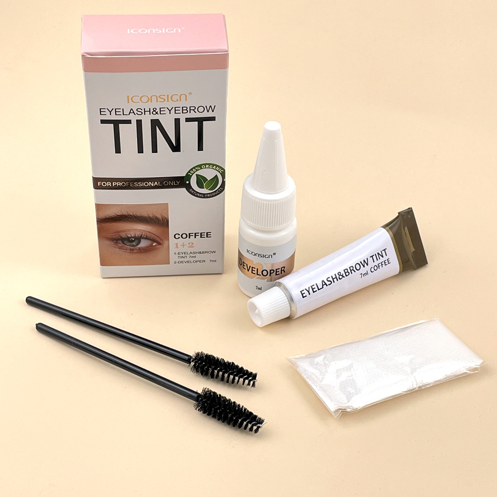 Eyelash Eyebrow Dye Tint Kit F - Eyebrow Pomade Pencil บทวิจารณ์และราคา