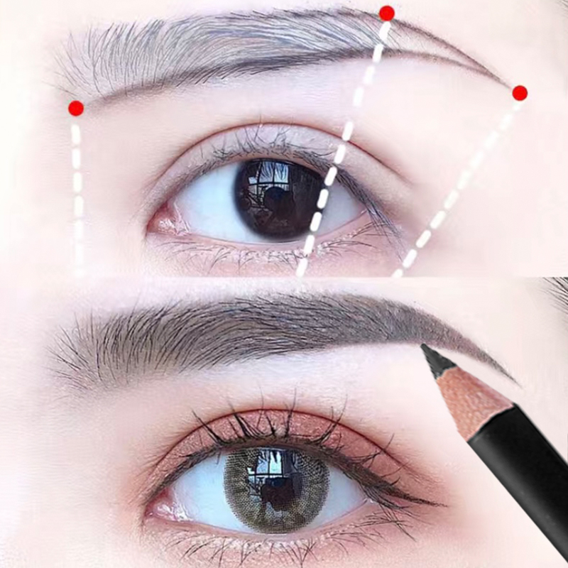 ปากกาเขียนคิ้วกันน้ําพร้อมแปรง - Eyebrow Pomade Pencil บทวิจารณ์และราคา