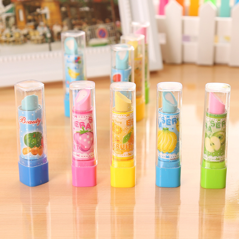 10 ชิ้นการ์ตูนผลไม้ลิปสติกรูปร - Beauty Makeup News บทวิจารณ์และราคา