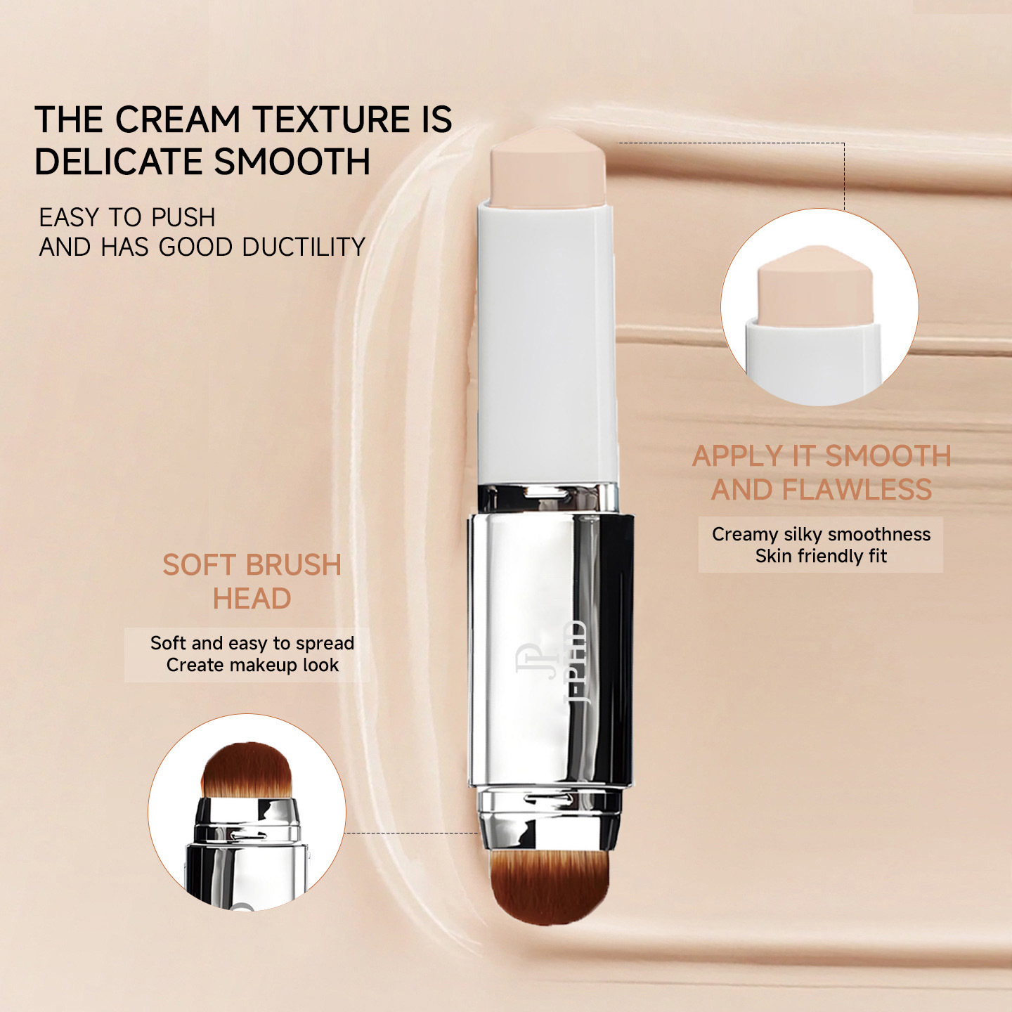 แปรงรองพื้นแบบสองหัวในหนึ่งเดี - J Beauty Makeup บทวิจารณ์และราคา