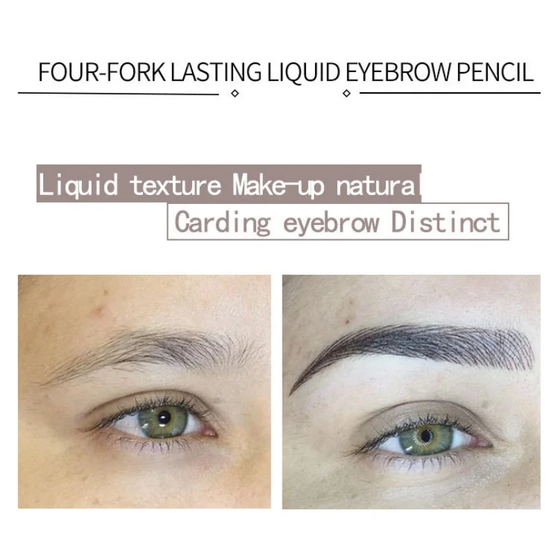 4D Microblading Eyebrow ปากกา  - Eyebrow Pomade Pencil บทวิจารณ์และราคา