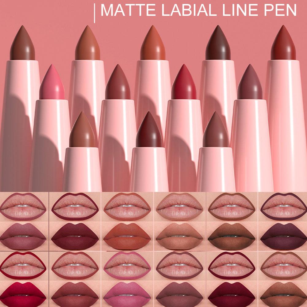 ชุดปากกาเขียนขอบปาก 6 สี กันน้ - Lip Liner Pencil บทวิจารณ์และราคา