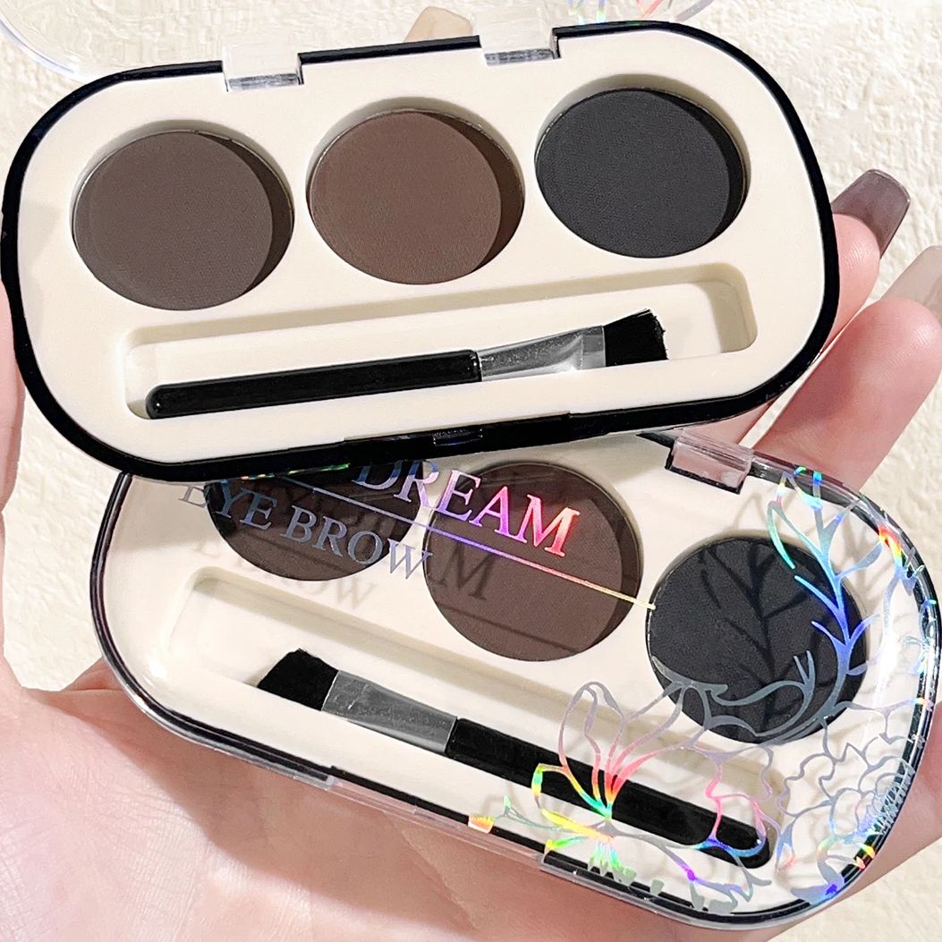 3 สี Eyebrow Powder Palette พร - Eyebrow Pomade Pencil บทวิจารณ์และราคา