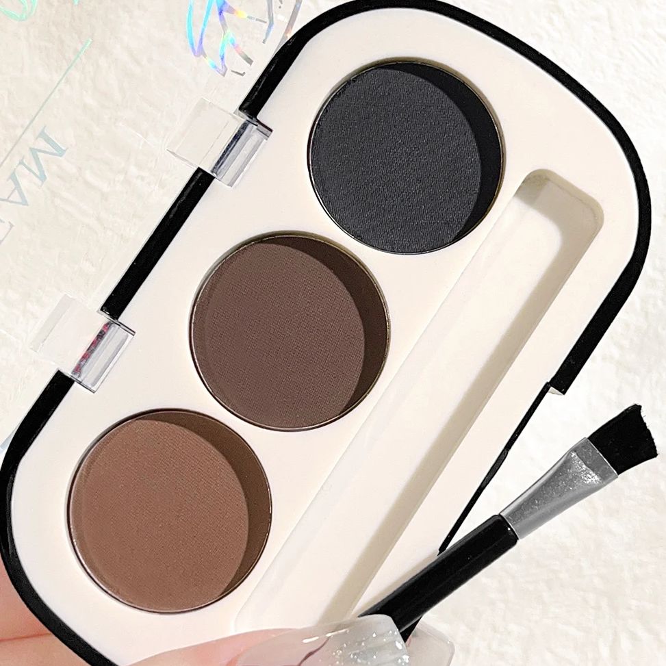3 สี Eyebrow Powder Palette พร - Eyebrow Pomade Pencil บทวิจารณ์และราคา
