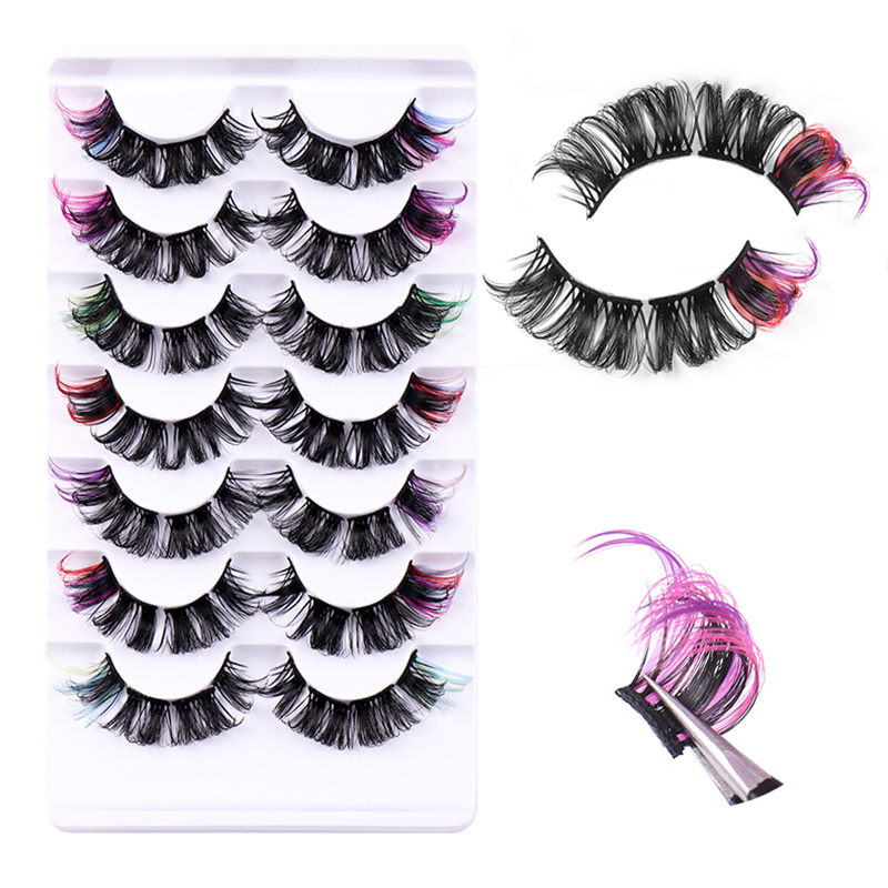 ขนตาปลอมแบบแยกส่วนใยสังเคราะห์ - Beauty Makeup Look บทวิจารณ์และราคา